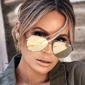 Quay x Desi High Key Sunglasses Army Green